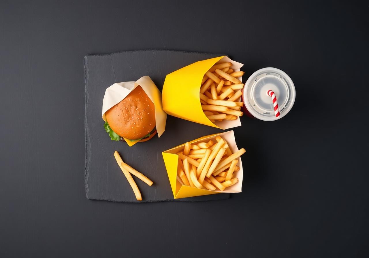 Combo: burger, pomfrit i piće