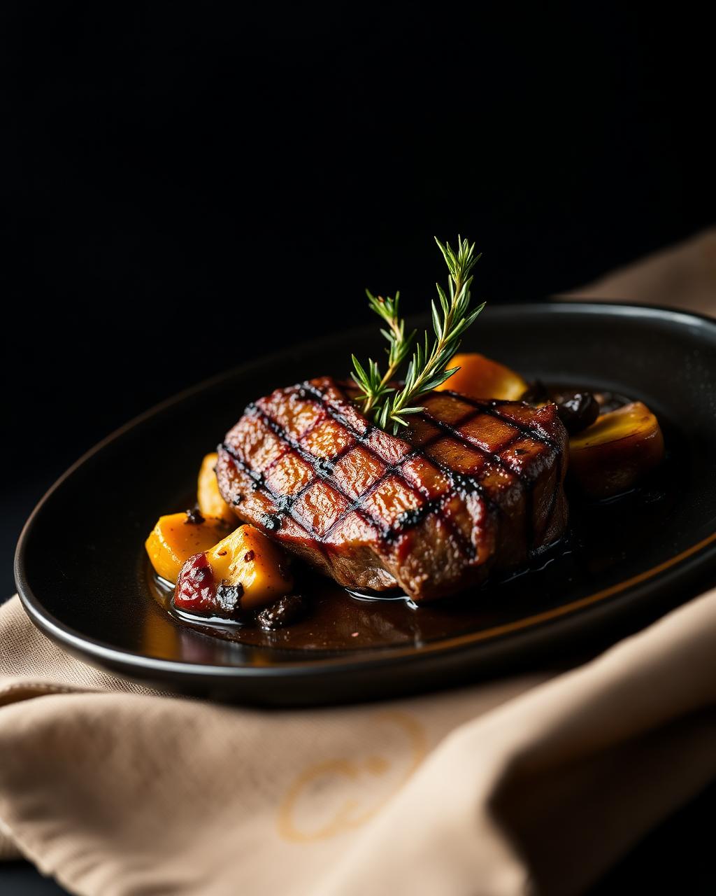 Steak s prilogom