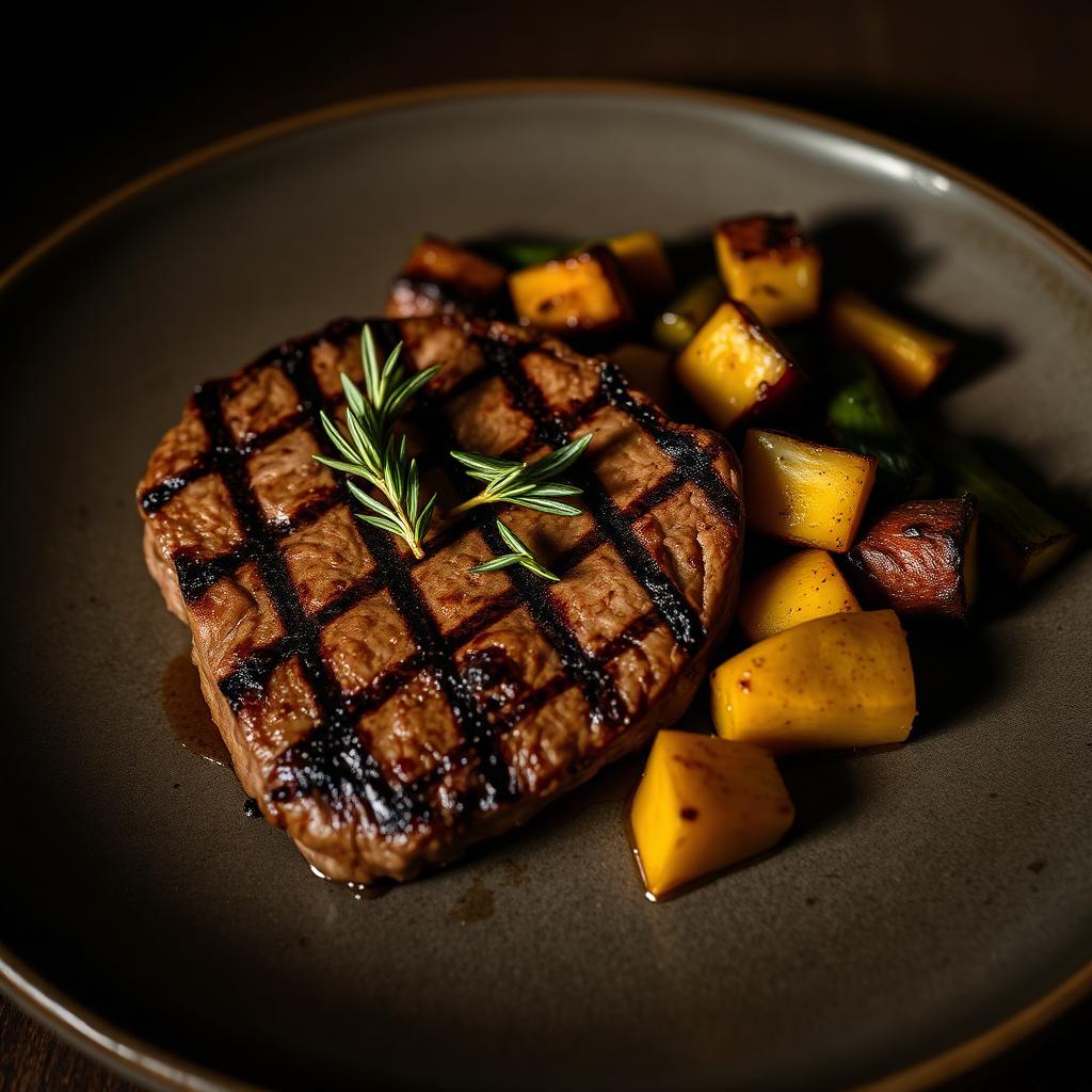 Steak s prilogom